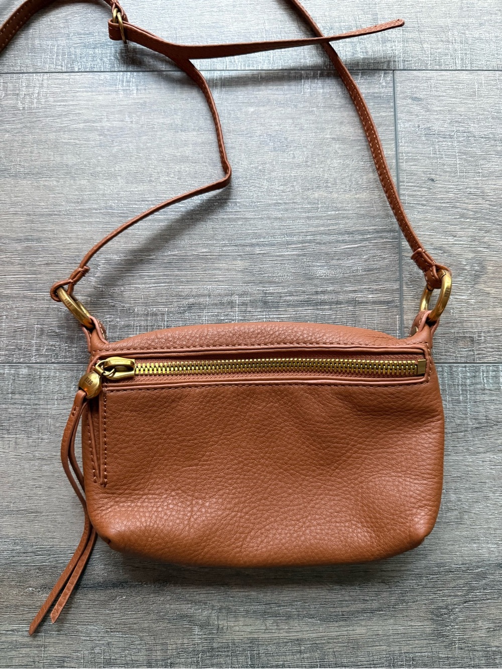HOBO Leather Run About Crossbody Cognac Brown New Without Tags